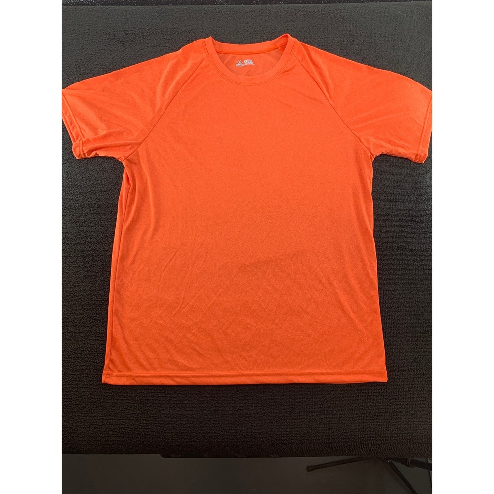 Alleson Athletic Adult Orange Short Sleeve T-Shirt Jersey‎ Size L